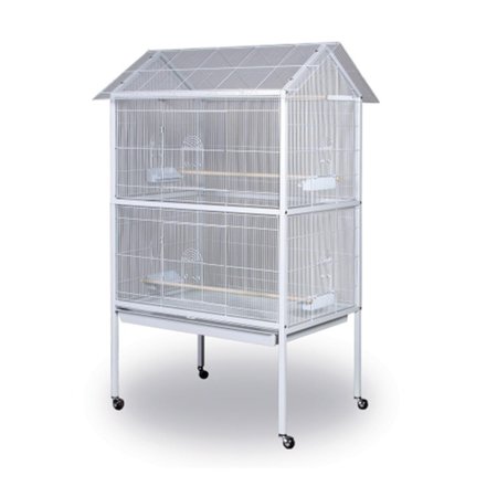 PREVUE PET PRODUCTS Prevue Pet Products F030 Aviary Flight Cage with Stand - White F030